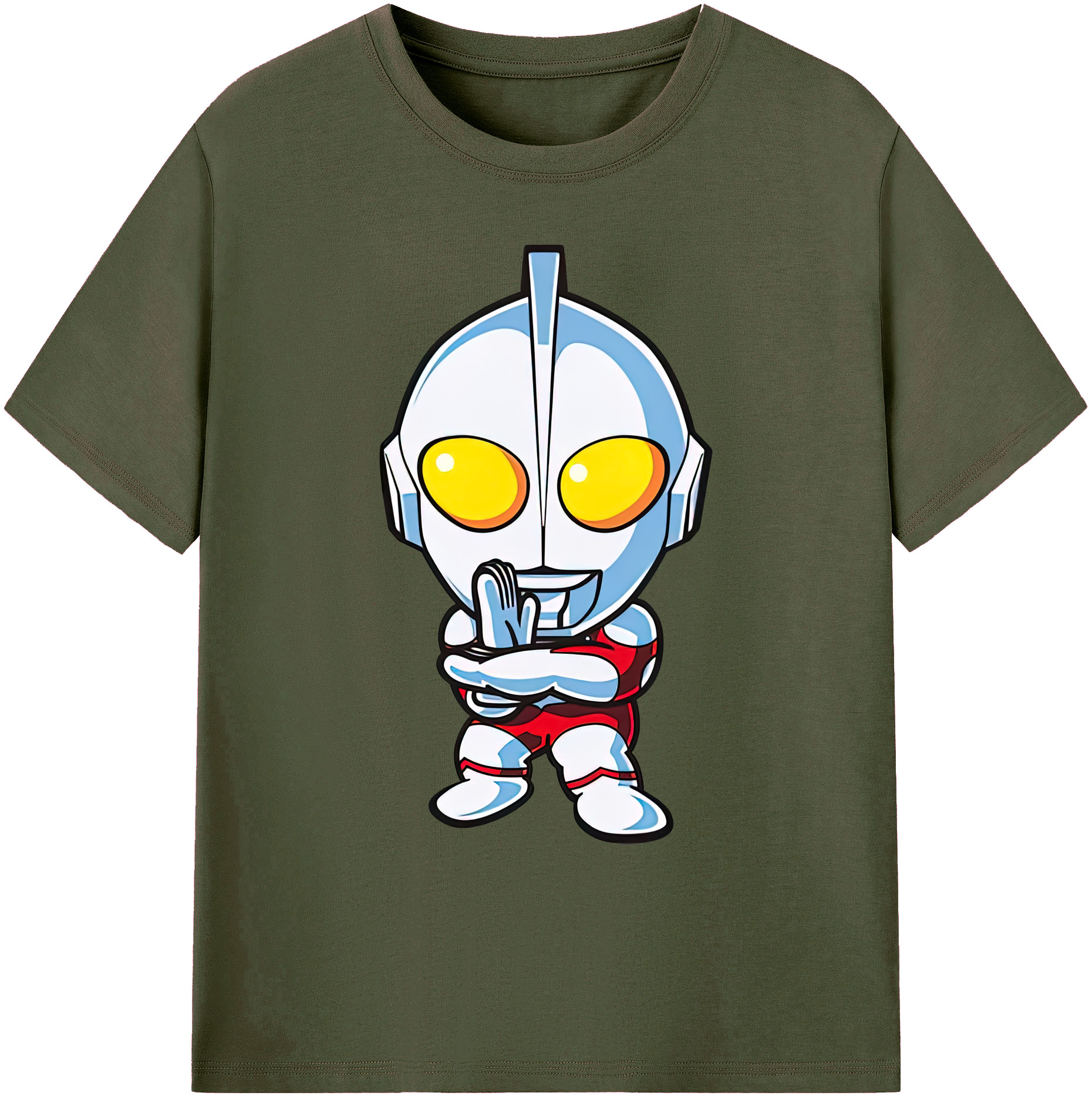 （画像用） ウルトラマン Ultraman 綿100％ メンズ半袖Tシャツ｜肌触りやわらか＆通気性